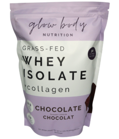 Glow Body Grass-Fed Whey Isolate + Collagen Chocolate