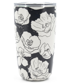 S'well Tumbler with Lid Charcoal Bloom