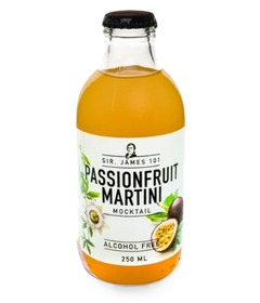 Sir James 101 Alcohol Free Mocktail Passionfruit Martini 