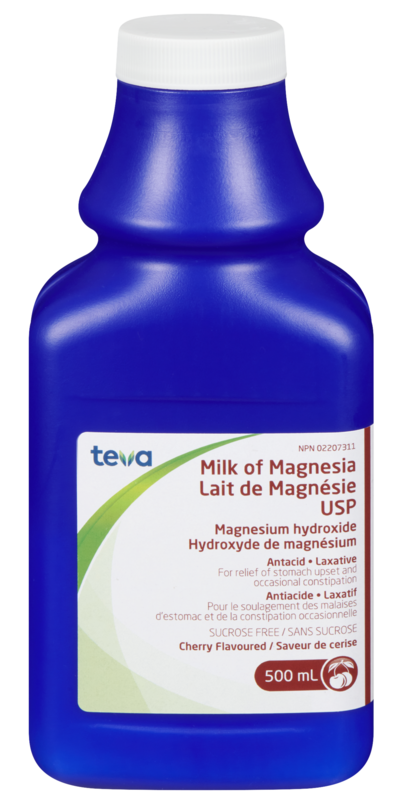 Milk of Magnesia Regular Teva 500 mL - CTC Health