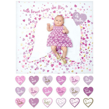 Lulujo Deluxe Edition Baby\'s First Year Blanket & Cards Set Lulujo Deluxe Edition Baby\'s First Year Blanket & Cards Set