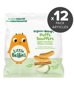 Little Bellies Organic Apple & Cinnamon Puffs Bundle
