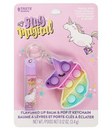 Taste Beauty Lip Balm Pop It Keychain Unicorn