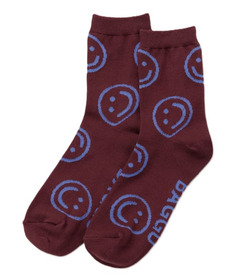 BAGGU Crew Sock Mahogany Happy