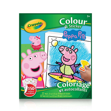 Buy Crayola Colour & Sticker Book Peppa Pig at Well.ca | Free Shipping ...