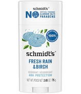 Schmidt's Naturals Deodorant Fresh Rain + Birch