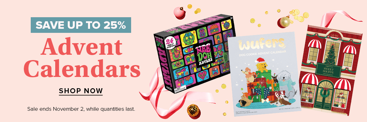 Save up to 25% on Advent Calendars
