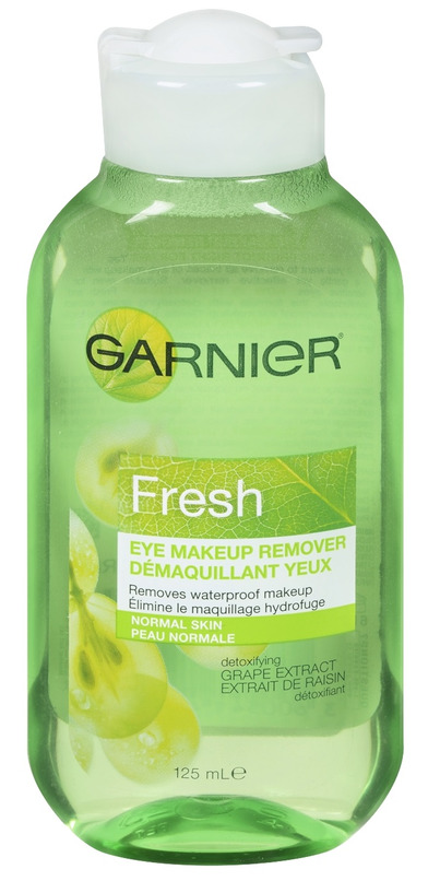 garnier fructis makeup remover