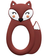 Little Cheeks Fox Silicone Teether Rust