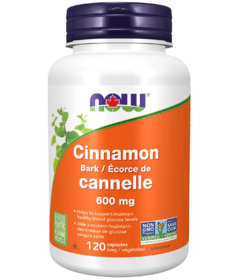 NOW Foods Écorce de cannelle 600 mg