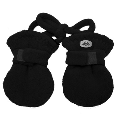 black infant mittens