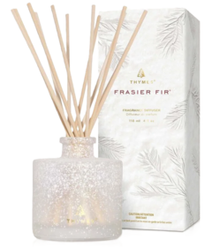 Thymes Flocked Petit Reed Diffuser Fraser Fir