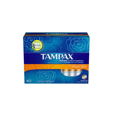 Tampax Tampons with Biodegradable Applicator Tampax Tampons with Biodegradable Applicator