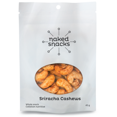 Buy Naked Snacks Sriracha Cashews Snack Size At Well Ca Free Shipping In Canada