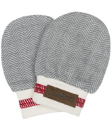 Juddlies Organic Cottage Scratch Mitts Driftwood