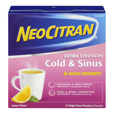 NeoCitran Extra Strength Cold & Sinus Non-Drowsy NeoCitran Extra Strength Cold & Sinus Non-Drowsy