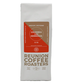 Reunion Coffee Roasters Medium Roast Whole Bean Colombia Las Hermosas