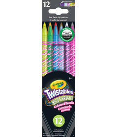 Crayola Twistables Coloured Pencils Bold & Bright