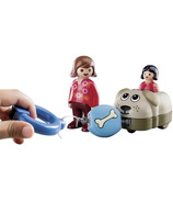 Playmobil 1.2.3 Dog Train Car
