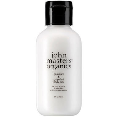 John Masters Organics Geranium & Grapefruit Body Milk Travel Size John Masters Organics Geranium & Grapefruit Body Milk Travel Size