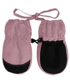 Calikids Waterproof Baby Mitten with Cord Pink Lilac