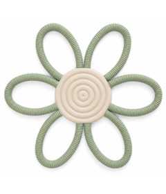 Baby Bliss Flower Teether Sage