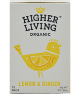 Higher Living Organic Tea Lemon & Ginger