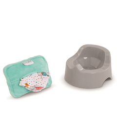 Corolle Doll Potty & Wipe Set