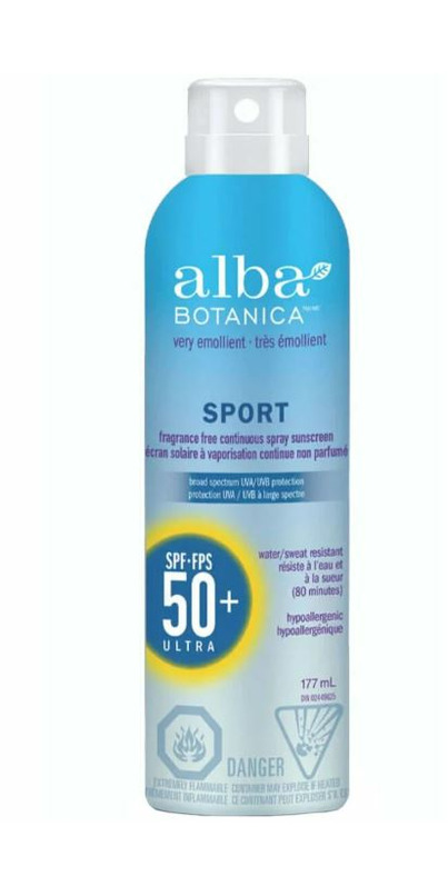 alba botanica cool sport sunscreen spray