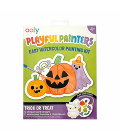 Ooly Playful Painters Easy Watercolor Painting Kit Trick or Treat