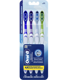 Oral-B Dual Clean Toothbrush Soft Extra Value Pack