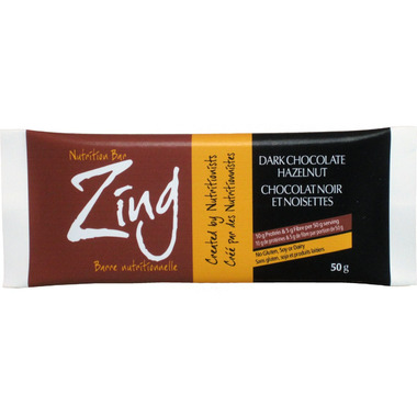 Zing Dark Chocolate Hazelnut Nutrition Bars Zing Dark Chocolate Hazelnut Nutrition Bars