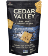 Cedar Valley Selections Pita Chips Sea Salt and Black Pepper