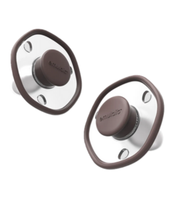 Emulait Pacifier Pack Chestnut