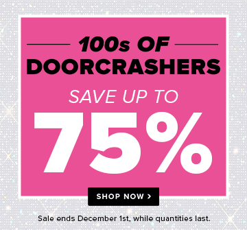 Save up to  75% on Doorcrashers