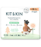 Kit & Kin Hypoallergenic Disposable Diapers Rabbit and Bear Size 3