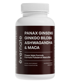 Evernate Men's Vitality & Stamina Maca, Ginseng & Ashwagandha