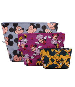 BAGGU Go Pouch Set Mickey, Minnie, & Pluto