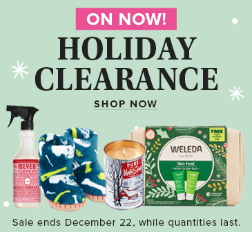 On now! Holiday clearance