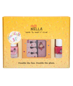 Miss Nella ManiCute Nail Polish and Accessories Set Pink