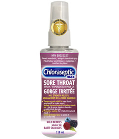 Chloraseptic Max Targeted Spray Wild Berries 
