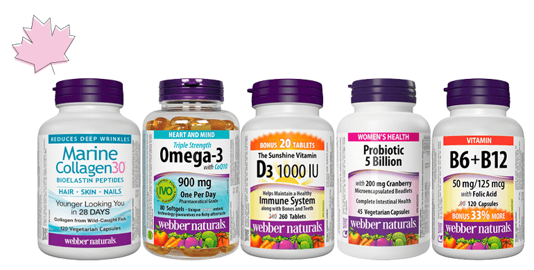 Save up to 25% on Webber Naturals