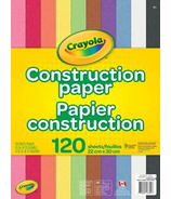 Bloc de papier de construction Crayola