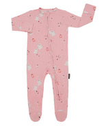 Belan.J Footed Zipper Sleeper Pink Ghosts