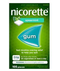 Nicorette Gum Spearmint 2mg