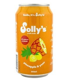 image of Solly's Soda Pineapple & Yuzu with sku:327971