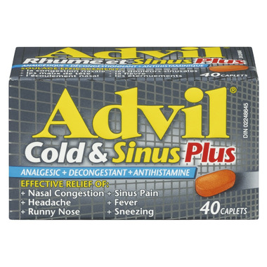 Advil Cold & Sinus Plus Caplets Advil Cold & Sinus Plus Caplets