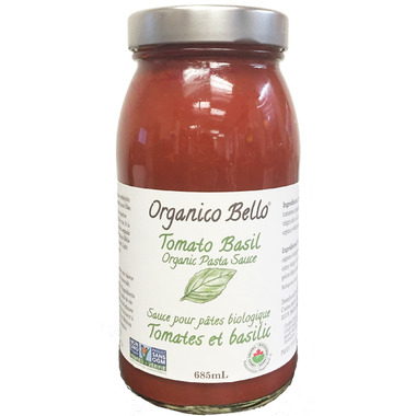 Organico Bello Tomato Basil Pasta Sauce Organico Bello Tomato Basil Pasta Sauce