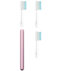Nada Kids Toothbrush Starter + 2 Brush Heads Soft Pink