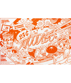 Postie Postcard Chocolate Bar Noodles Dried Ramen
